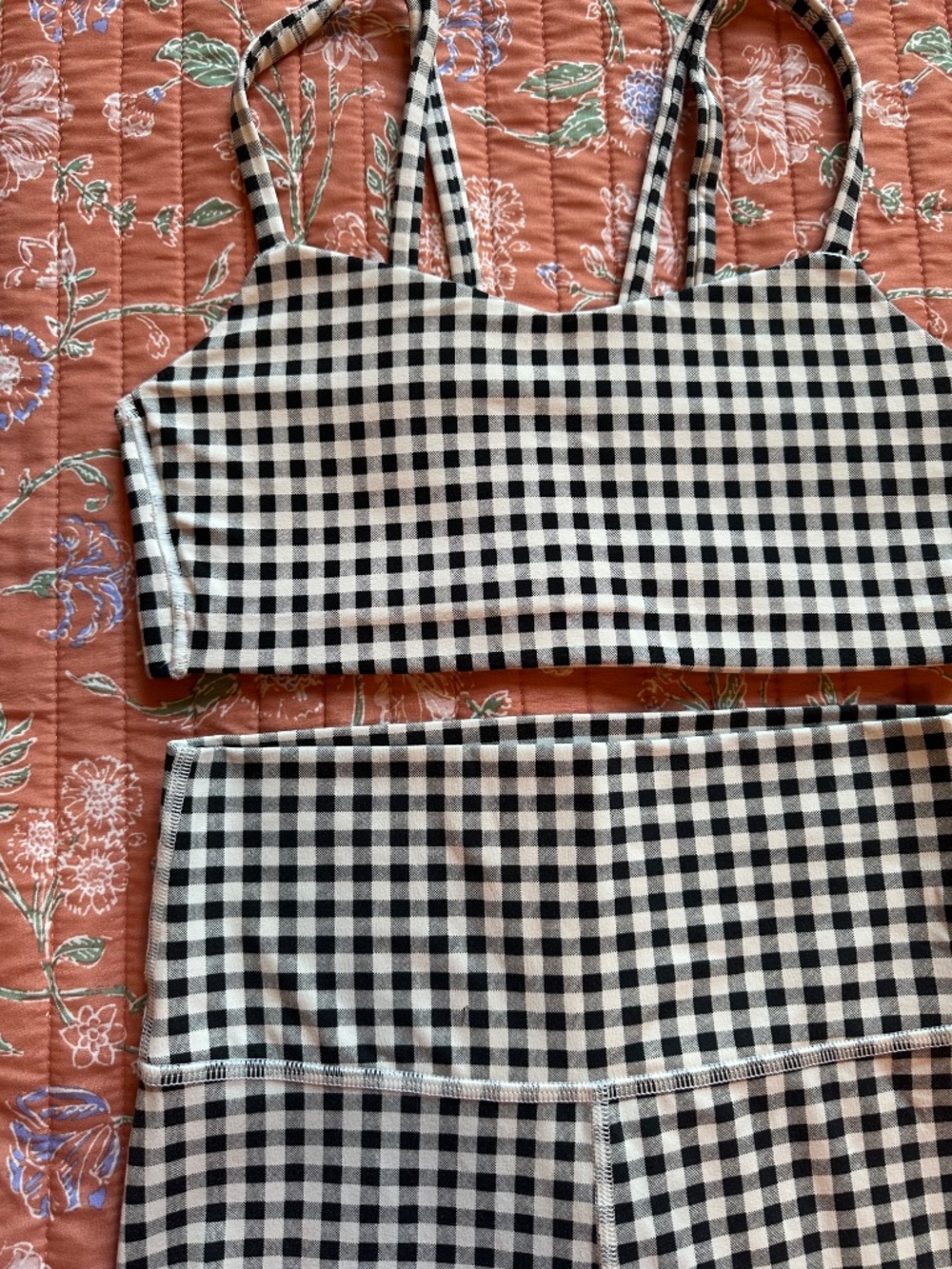 All in Motion matching gingham set! - Picture 2 of 5